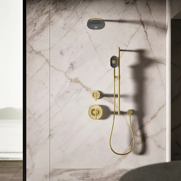 243mm Kohler Statement 3 Function Oval Handheld Shower Heads