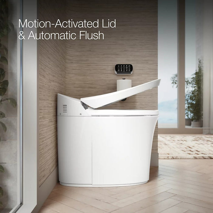 675mm Kohler Veil One-piece Compact Elongated Wall Faced Smart Toilet