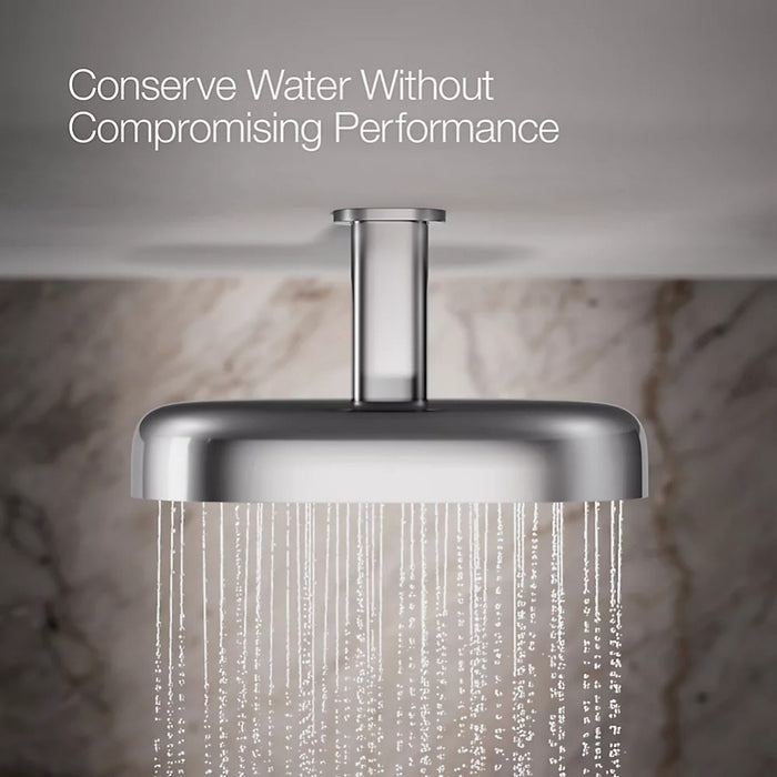 354mm Kohler Statement 2 Function 12 Deep Massage Rainhead Oval Shower Heads