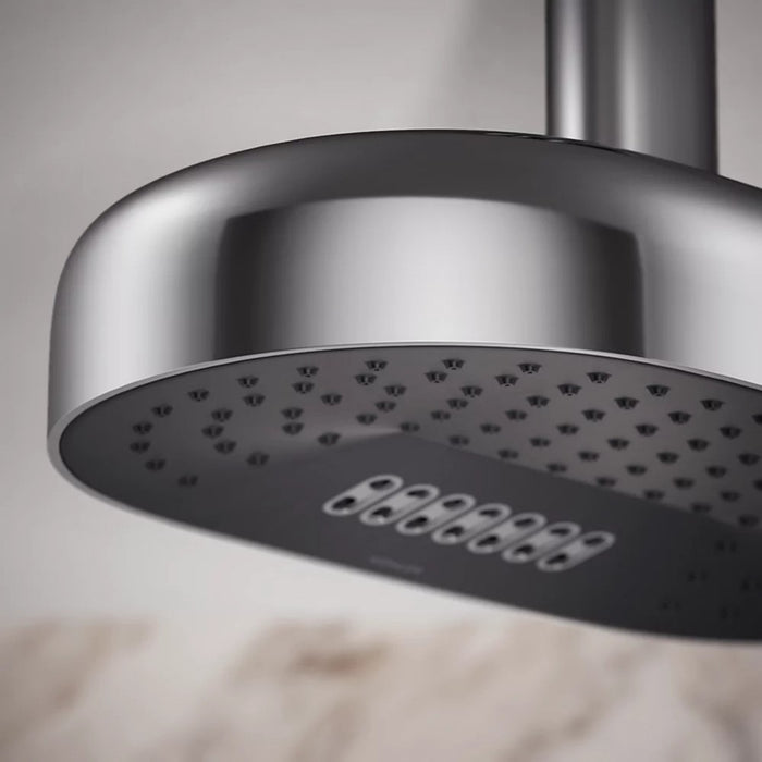 354mm Kohler Statement 2 Function 12 Deep Massage Rainhead Oval Shower Heads