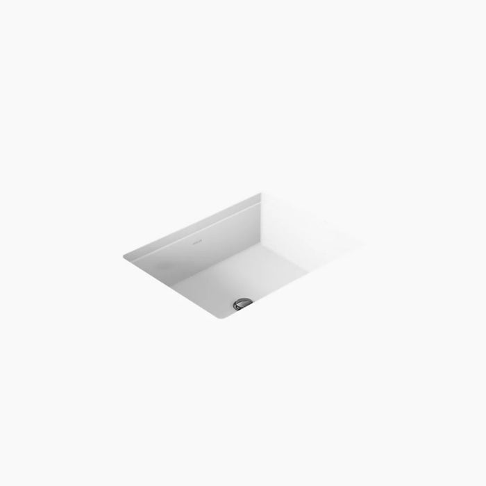 503*397*171mm Kohler Verticyl Gloss White Ceramic Rectangle With Overflow Under-Mount Basins