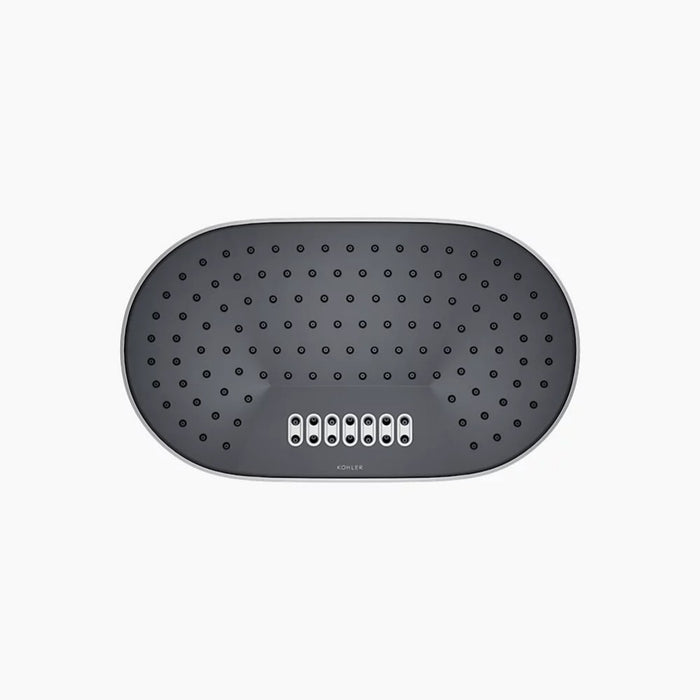 354mm Kohler Statement 2 Function 12 Deep Massage Rainhead Oval Shower Heads