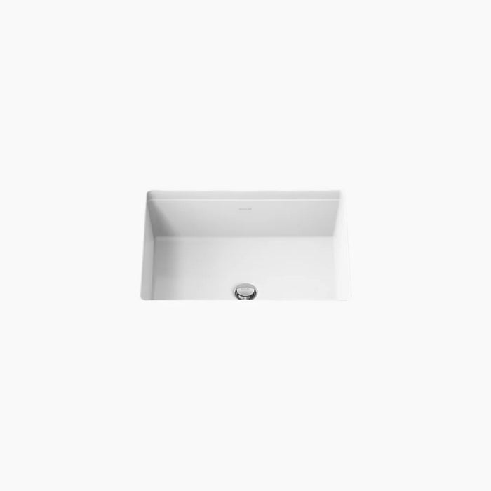 503*397*171mm Kohler Verticyl Gloss White Ceramic Rectangle With Overflow Under-Mount Basins