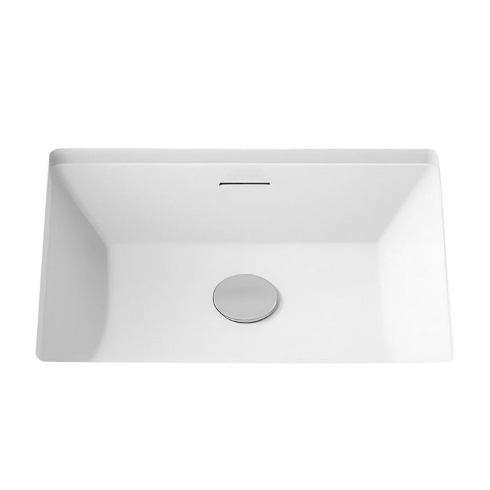 482*352*184mm Kohler Brazn Kohler White/Honed Black Ceramic Rectangle With Overflow Under-Mount Basins