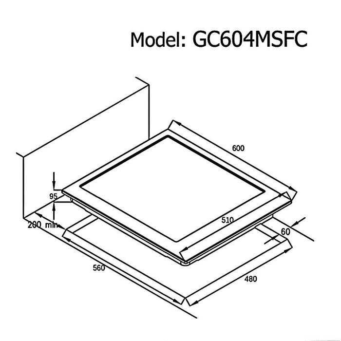 600mm Dilusso Stainless Oven + Gas Cooktop + Telescopic Rangehood + Dishwasher Kitchen Appliance Package
