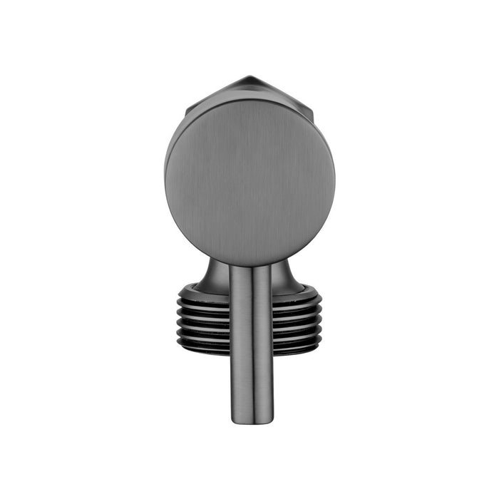 Aquaperla Round Solid Brass 1/4 Turn Bathroom Washing Machine Stops