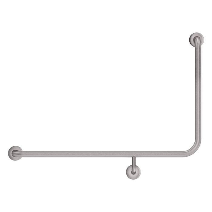 90° Stainless Steel Accessible Left-Hand Grab Rail
