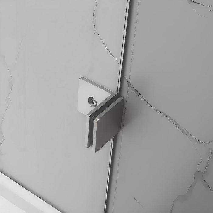 800-1200mm Covey Frameless Light Gold Fitting Diamond Pivot Door 10mm Glass Shower Screens - 2000mm Height