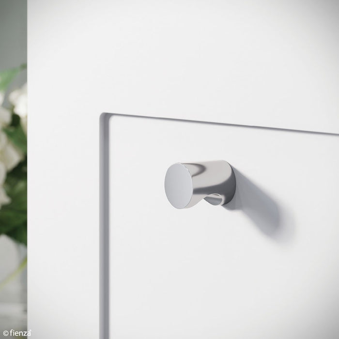 600-1800*455*450mm FIE Mila White EO Board Wall Hung Vanity - Chrome Handle