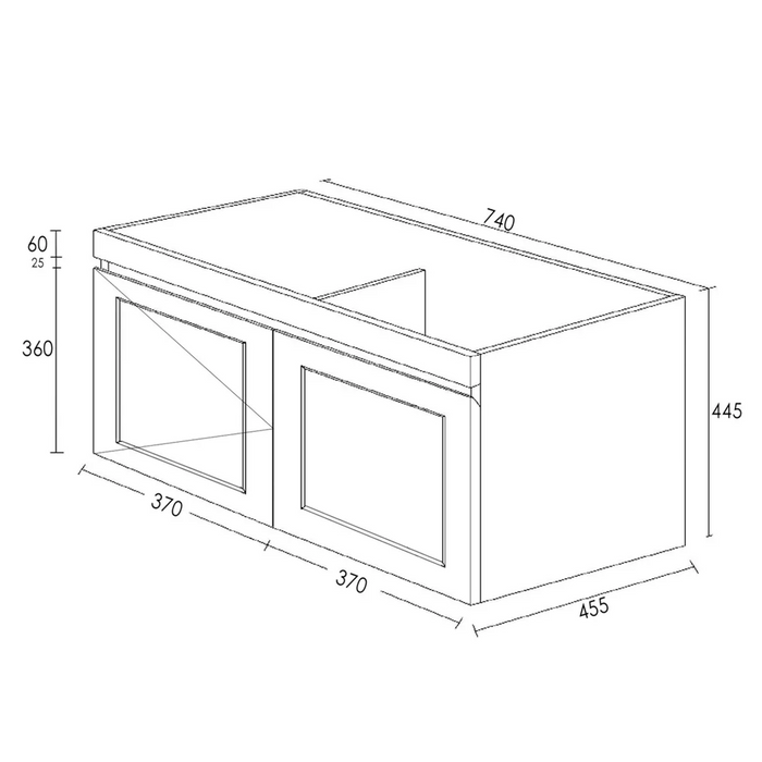 600-1500*460*450mm Hampton Matte White Bathroom Cabinet Only and Ceramic/Stone Top Wall Hung Vanity