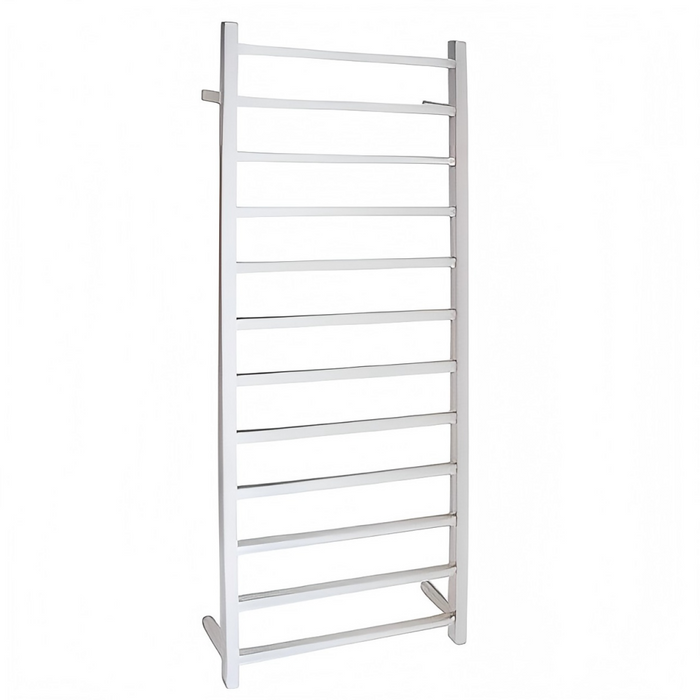 1300*600*110mm 12 Square Bars Heated Towel Rail With Chrome Stainless Steel (304) With Polished Finish