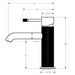 Ikon Linie Brushed Nickel/Matt Black/Gunmetal Grey/Brushed Gold Solid Brass Basin Mixer - HD reno