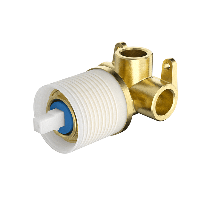 ACL Linie Solid Brass Fluted Wall Mixer