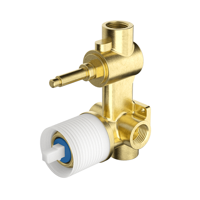 ACL Linie Solid Brass Fluted Wall Diverter Mixer