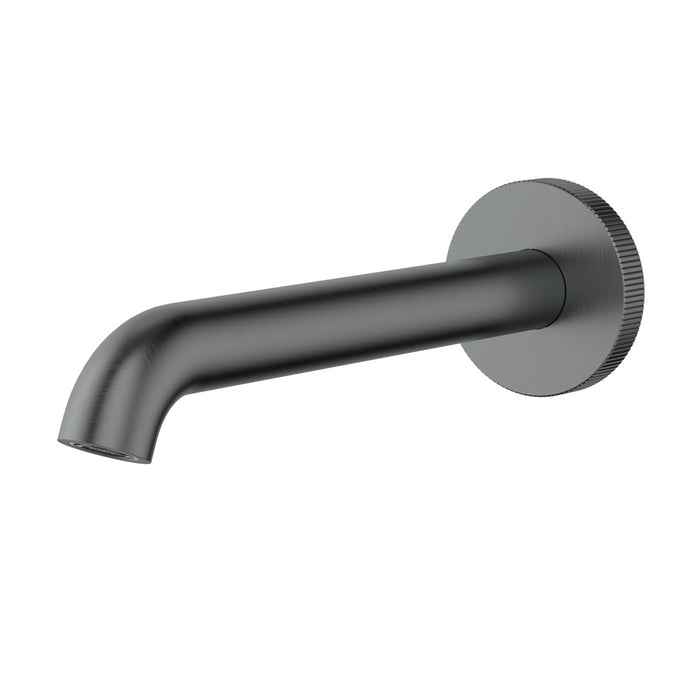220mm Ikon Linie Brushed Nickel/Matt Black/Gunmetal Grey/Brushed Gold Solid Brass Round Spout - HD reno
