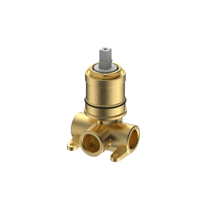 ACL Clasico Brass/Ceramic Wall Mixer With Ceramic Handle