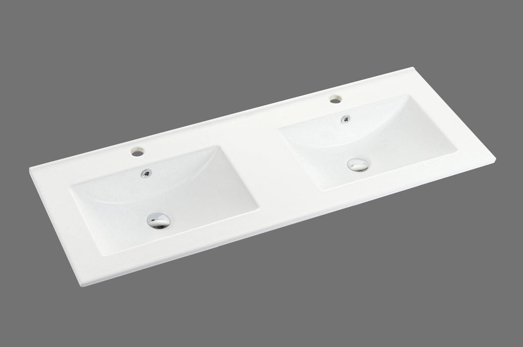 600-1500*450*400mm ABS Vienna Brown Oak MR Melamined Board Panel With PVC Coating Fluted Wall Hung Vanity - HD reno