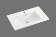 600-1500*450*830mm ABS Bali Matt White MR Melamined Board Pancel MDF Door With PVC Coating Freestanding Vanity - HD reno