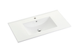 600-1500*450*830mm ABS Bali Matt White MR Melamined Board Pancel MDF Door With PVC Coating Freestanding Vanity - HD reno