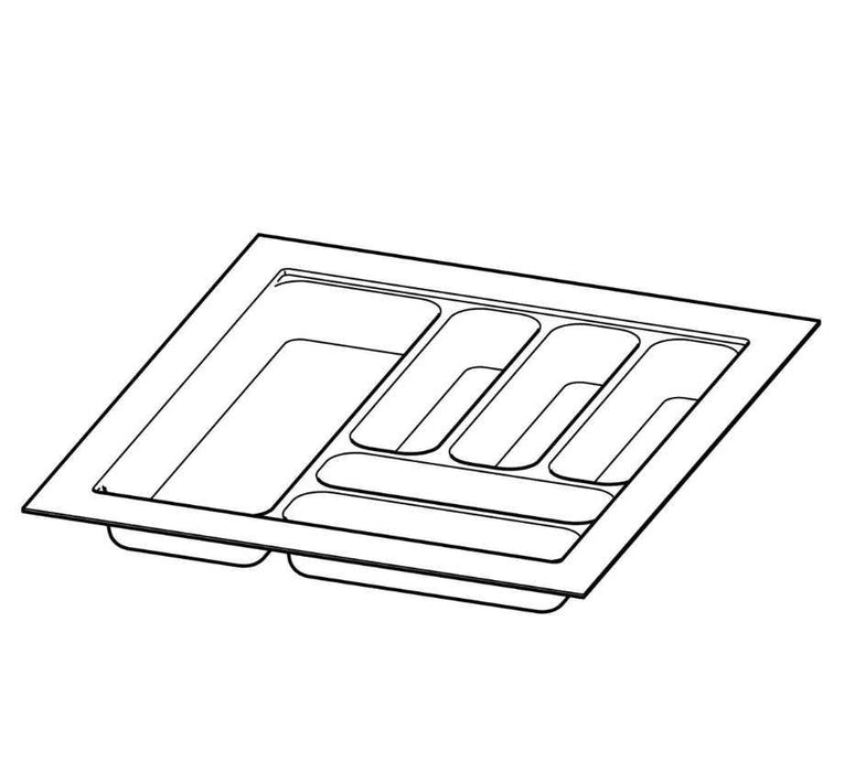 500mm Width Hettich Cutlery Insert Sliver Custom Size Kitchen Drawer Cutlery Tray Adjustable (Copy)