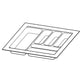 500mm Width Hettich Cutlery Insert Sliver Custom Size Kitchen Drawer Cutlery Tray Adjustable (Copy)