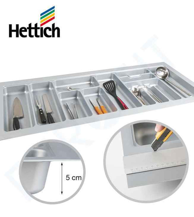 1200mm Hettich Cutlery Insert Silver Custom Size Kitchen Drawer Cutlery Tray Adjustable (Copy)