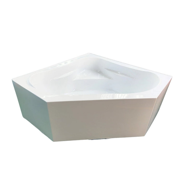 FS53 1290/1490mm White Diamond Acrylic Freestanding Bathtub