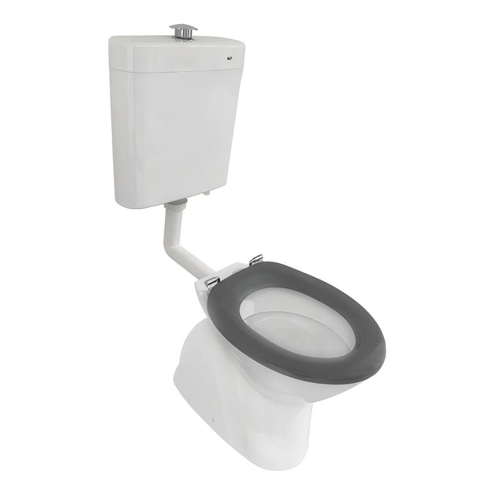 800*390*1100mm Johnson Suisse Select Assist Dlxe Plastic Link Toilet Suite