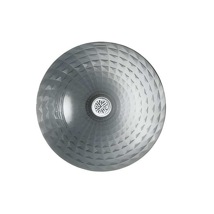 408*408mm KOHLER Kallos Spun Round Glass Undermount Basin