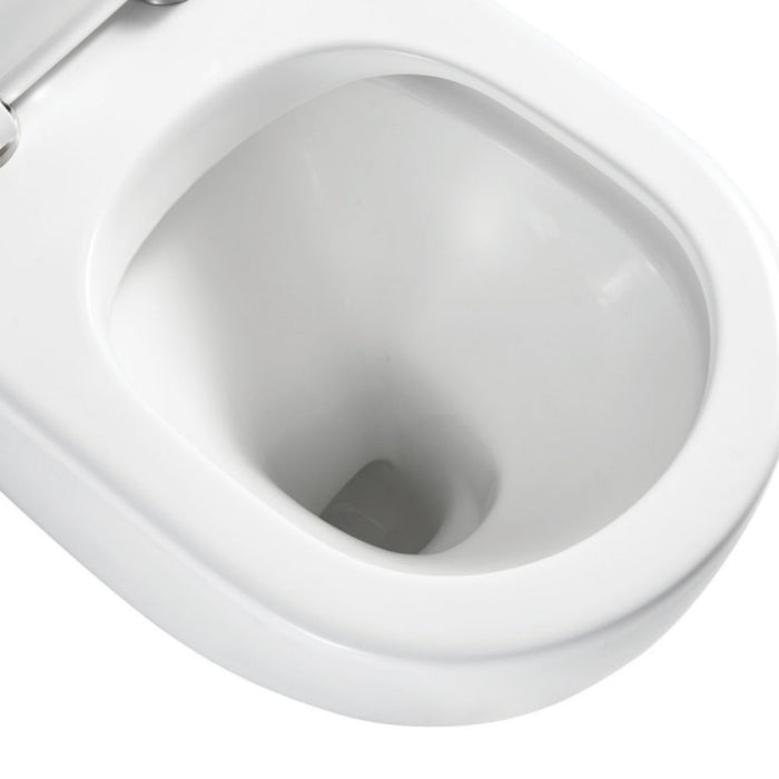 571*368*465mm Fienza Alix Ambulant Gloss White  Rimless Wall-Faced Toilet