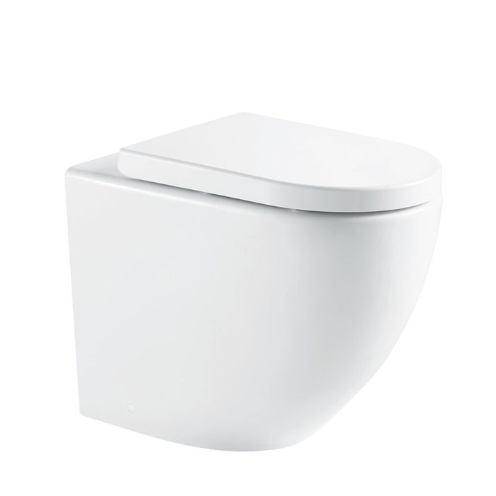 571*368*465mm Fienza Alix Ambulant Gloss White  Rimless Wall-Faced Toilet