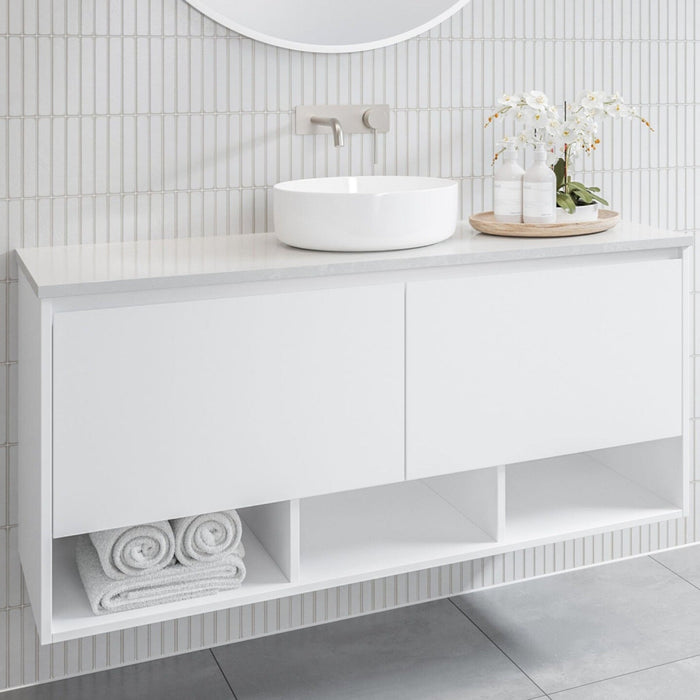 TIMBERLINE KANSAS CUSTOM WALL HUNG VANITY (ALL SIZING)