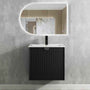 600-1500*460*550mm Marlo Matte Black Bathroom Wall Hung Vanity - Cabinet Only and Ceramic / Stone Top
