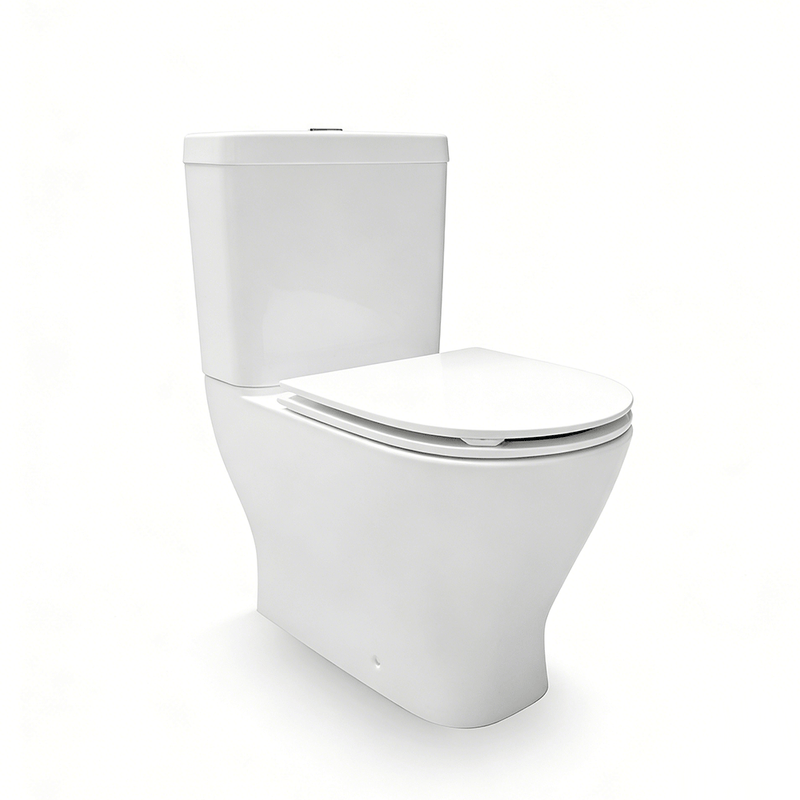 610*406*770mm Kohler Reach II Rear/Side Inlet Back to Wall Toilet Suite