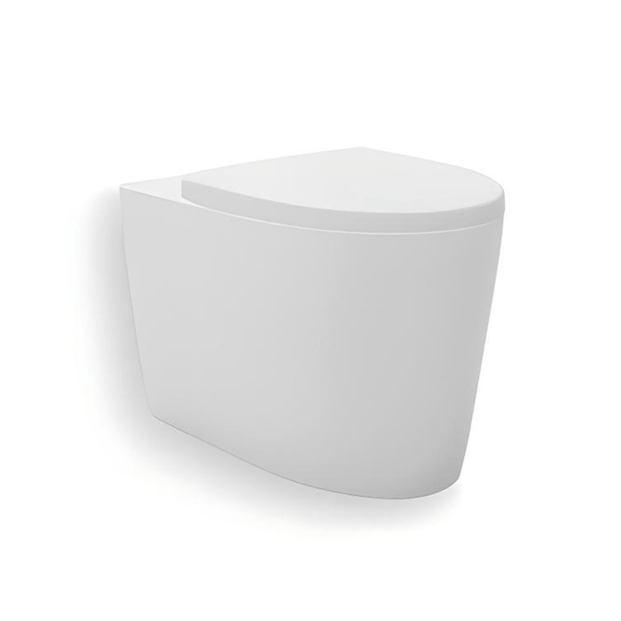 580*370*390mm Kohler Grande Ceramic White Rimless Wall Faced Toilet Pan