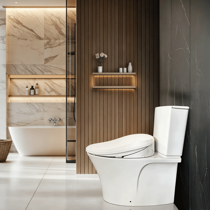 680*380*752mm Kohler Veil Gloss White Rimless With Electronic Bidet Seat Smart Toilet
