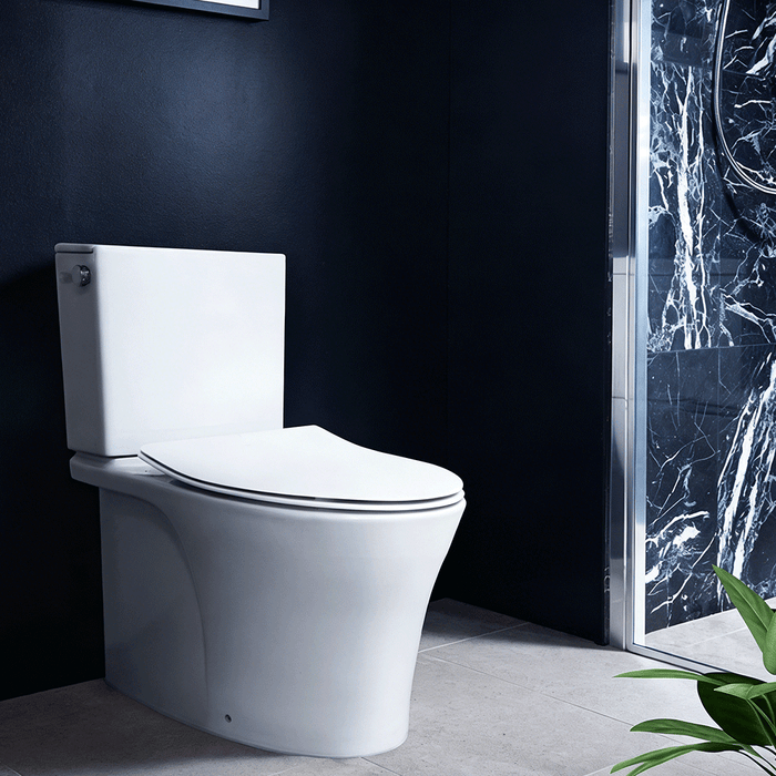 680*380*752mm Kohler Veil Ceramic White Rimless Top Inlet Back To Wall Toilet