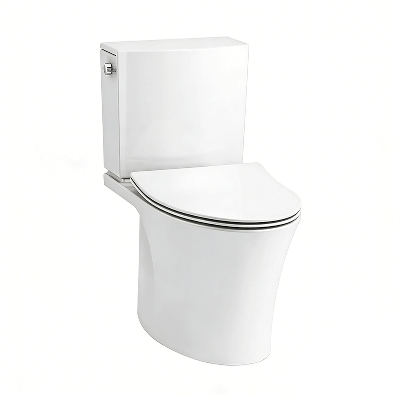 680*380*752mm Kohler Veil Ceramic White Rimless Top Inlet Back To Wall Toilet