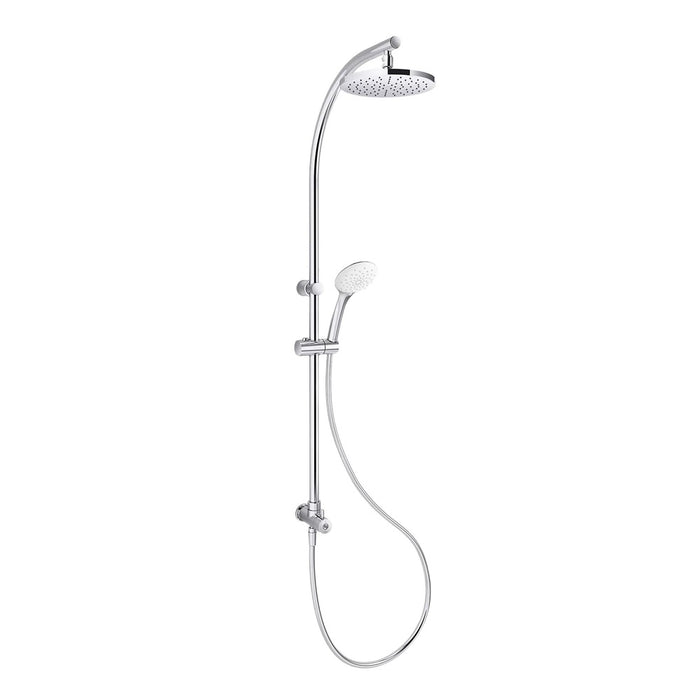 1180mm Kohler Rain Duet Dual Renew Coloumn Chrome Round Shower Heads