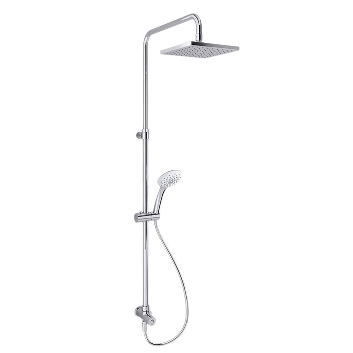 1100-1300mm Kohler Rain Duet Dual Renew Column Square Shower Heads