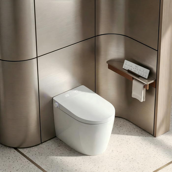 580*370*430mm Kohler Modena Gloss White Wall Faced Smart Toilet