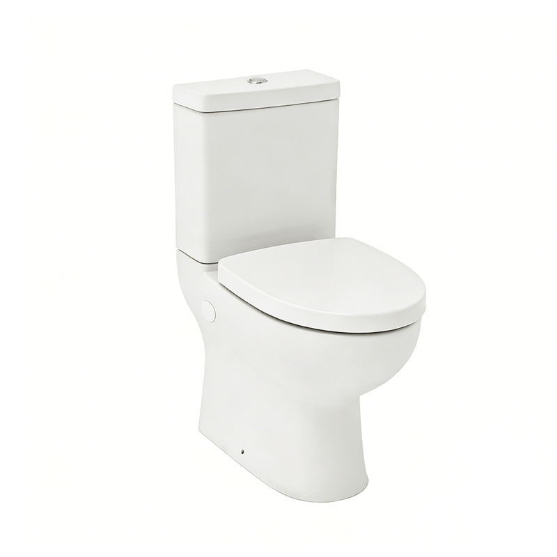 665*378*850mm Kohler Parliament White Box Rim Rear/Side Inlet Back To Wall Toilet Suite