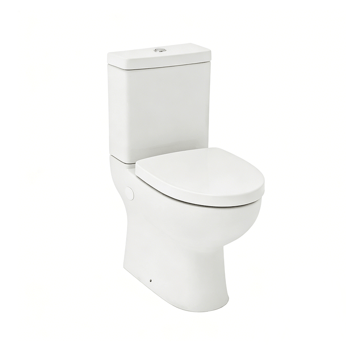665*378*850mm Kohler Parliament White Box Rim Rear/Side Inlet Back To Wall Toilet Suite