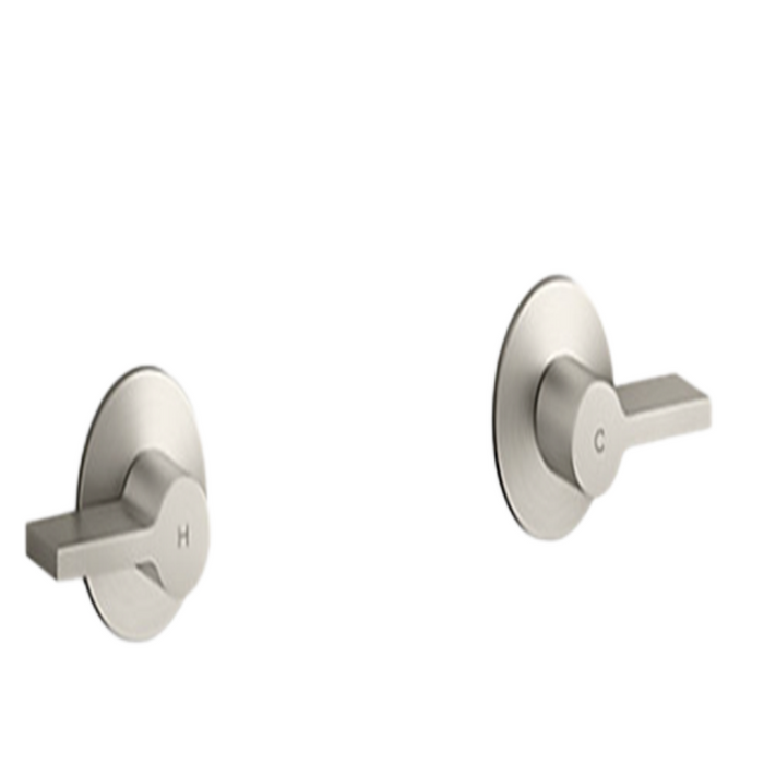 Kohler Components Wall Mount Lever Handles Chrome/Matte
Black/Brushed
Nickel/Moderne Brushed Brass Solid Brass Tapware