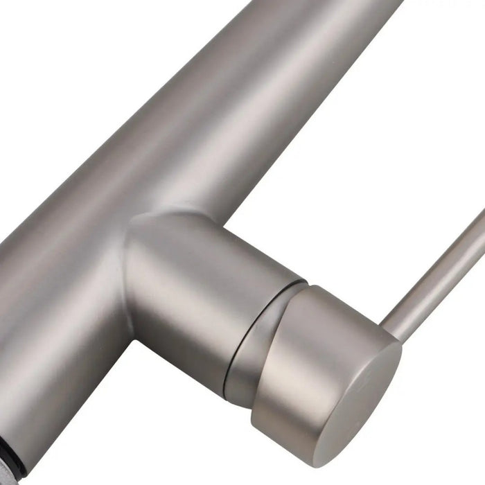 Aquaperla Norico Pentro Pull Out Solid Brass Round Kitchen Mixer