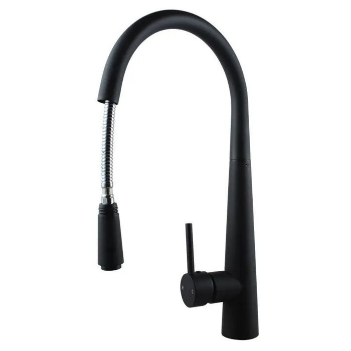 Aquaperla Norico Pentro Pull Out Solid Brass Round Kitchen Mixer