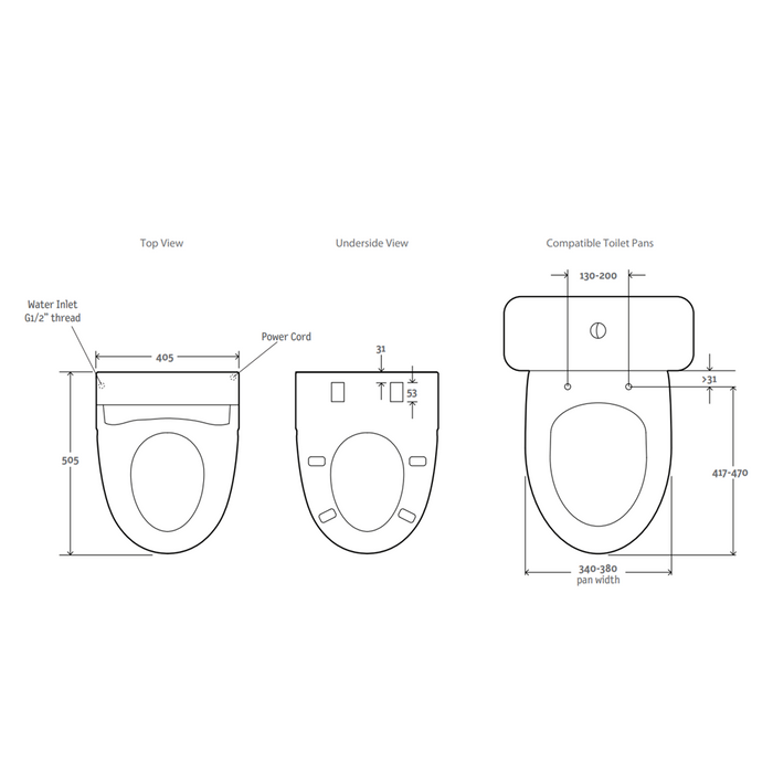 Kohler Englefield Bidet Seat Plus