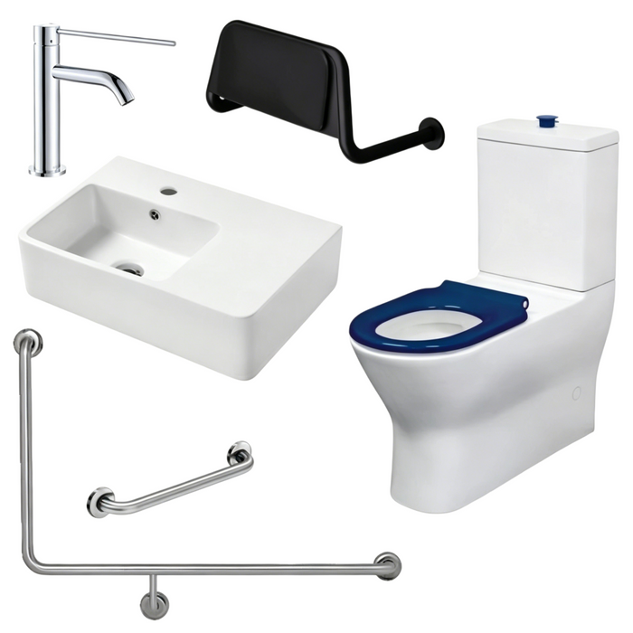 Fienza Accessible Delta Care Kit With Right-Hand 90° Rail