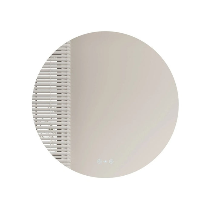 600-900mm Mercio Luna Frameless Glass Copper-free Round Pencil Edge LED Mirror