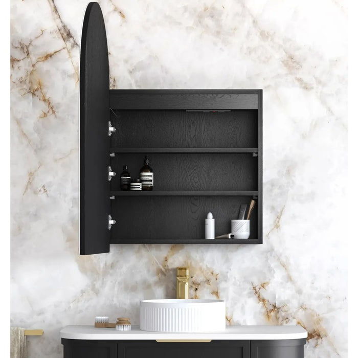 900*600mm Otti LED Archie Arch Moisture Resistant Plywood Shaving Cabinet